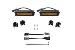Diode Dynamics - Diode Dynamics DD7419 SS6 LED Fog Light Kit Amber Wide for 22+ Toyota Tundra - Image 1