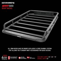 Go Rhino - Go Rhino 5936055T SRM600 Tubular Basket-Style Roof Rack - Image 2