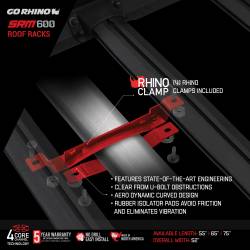 Go Rhino - Go Rhino 5936065T SRM600 Tubular Basket-Style Roof Rack - Image 6