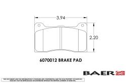 Baer Brake Systems - BAER Brakes 4261428FR 11.625" Front SS4+ Deep Stage Drag Race Fire Red - Image 1