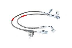 Rough Country Suspension Systems - Rough Country Front Stainless Brake Lines 87-91 GM Trucks w/4"-6" Lift 89360S - Image 1