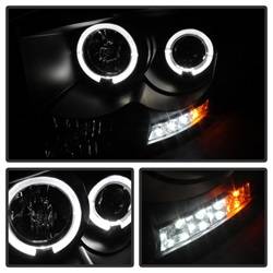 Spyder Auto - Spyder Auto Black/Clear Halo Projector Headlights for Dodge RAM 5010001 - Image 2