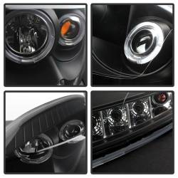 Spyder Auto - Spyder Auto Black/Clear Halo Projector Headlights for Dodge RAM 5010001 - Image 5