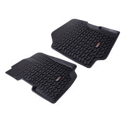 Rugged Ridge 12920.21 Floor Liners Front Black for 76-95 CJ5/CJ7/CJ8/Wrangler