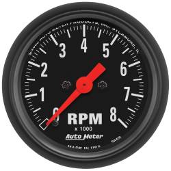 AutoMeter - AutoMeter 2698 Z-Series In-Dash Tachometer Gauge 0-8000RPM 2-1/16" - Image 1