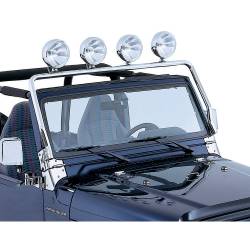 Rugged Ridge - Rugged Ridge 11138.01 Full Frame Light Bar Stainless Steel for 97-06 Wrangler - Image 1