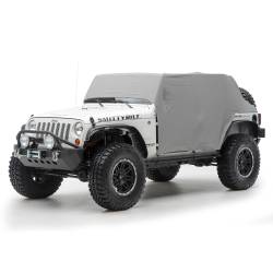Smittybilt - Smittybilt 1069 Cab Cover w/Door Flaps Gray for 07-18 Jeep Wrangler JK - Image 1