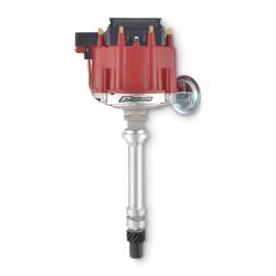 Proform - Proform 66941R HEI Distributor Racing Type w/Vac-Adv Red Cap Polished Chevy V8 - Image 1