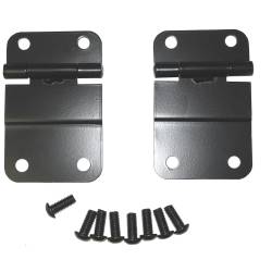 Rugged Ridge 11207.01 Lower Tailgate Hinge Set Black for Jeep CJ