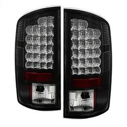 Spyder Auto - Spyder Auto 5002556 Black/Clear LED Taillights for 02-06 RAM 1500/2500/3500 - Image 1