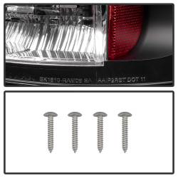Spyder Auto - Spyder Auto 5002556 Black/Clear LED Taillights for 02-06 RAM 1500/2500/3500 - Image 4