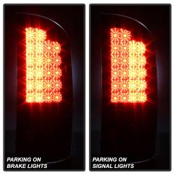 Spyder Auto - Spyder Auto 5002556 Black/Clear LED Taillights for 02-06 RAM 1500/2500/3500 - Image 6