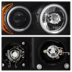 Spyder Auto - Spyder Auto Black/Clear Halo Projector Headlights for Dodge RAM 5009975 - Image 4