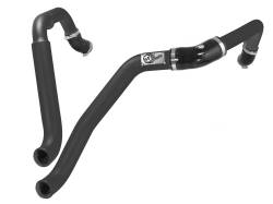 aFe 46-20218-B 2-2.5" Aluminum Hot Charge Pipe Black for 15-16 Ford F150 3.5L