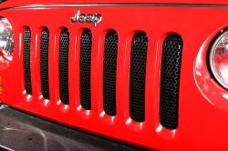 Rugged Ridge - Rugged Ridge 11401.32 Perforated Mesh Grille Insert Black for 07-18 Wrangler JK - Image 3
