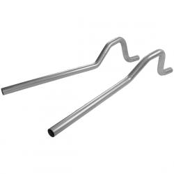Flowmaster 15806 2.5" RR Alu. Prebent Exhaust Tailpipe for 62-74 Mopar B-Body