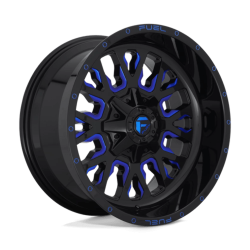 Fuel 1PC - Fuel Off RoadWheel D645 STROKE 20x10 8x180 -18mm Black/Blue D64520001847 - Image 1