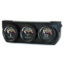 AutoMeter - AutoMeter 2391 Console Gauge Oil/Volt/Water Temp Black 100 PSI/280F/18V 1.5" - Image 1