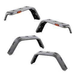 Rugged Ridge - Rugged Ridge 11640.30 TX-Black Hurricane Fender Flare Kit for 97-06 Wrangler TJ - Image 1
