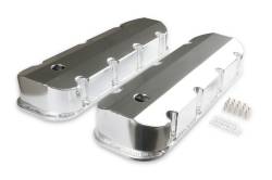 Mr Gasket 6830G Short Bolt Alu. Valve Cover w/Breather Holes 65-00 Chevy 396-454