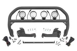 Rough Country Black Front Bumper Nudge Bar w/LED 21-25 Ford Bronco Sport 51044