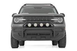 Rough Country Suspension Systems - Rough Country Black Front Bumper Nudge Bar w/LED 21-25 Ford Bronco Sport 51044 - Image 3