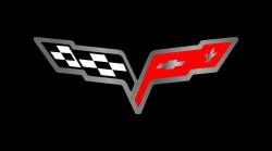 Eurosport Daytona - Eurosport Daytona 2358-1 Lazer-Tag License Plate C6 Corvette Flag Logo - Image 1