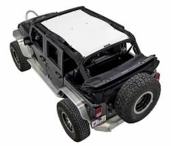 SpiderWebShade Mesh Bikini Top-White for Jeep JK 4DR SWS-SHDTOP-01-JK4D-WHT