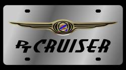 Eurosport Daytona - Eurosport Daytona 1416-1 Stainless License Plate PT Cruiser Logo for Chrysler - Image 1