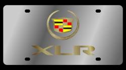 Eurosport Daytona - Eurosport Daytona 1210-2 Stainless License Plate Cadillac XLR Logo - Image 1