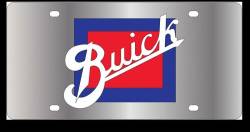 Eurosport Daytona - Eurosport Daytona 1106-1 Stainless License Plate Retro Buick Logo - Image 1