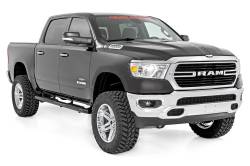 Rough Country Suspension Systems - Rough Country 21004 4.5" Oval Tube Nerf Steps Black for 19-26 RAM 1500 Crew - Image 2