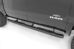 Rough Country Suspension Systems - Rough Country 21004 4.5" Oval Tube Nerf Steps Black for 19-26 RAM 1500 Crew - Image 5