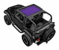 SpiderWebShade Mesh Bikini Top-Purple for Jeep TJ SWS-SHDKNI-01-TJ-PRP