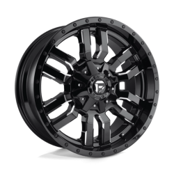 Fuel 1PC - Fuel Off Road D59517902645 D595 SLEDGE 17x9 5x4.5 5x5.0 -12mm Black/Machined - Image 1