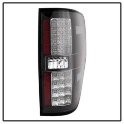 Spyder Auto - Spyder Auto 5008374 Black/Clear LED Taillights for 09-14 Ford F150 - Image 2