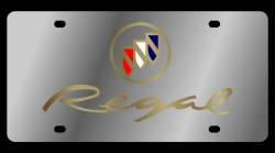 Eurosport Daytona - Eurosport Daytona 1103-2 Stainless License Plate Buick Regal Logo - Image 1