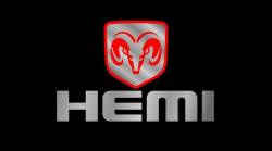 Eurosport Daytona - Eurosport Daytona 3407-1 Carbon Steel License Plate Hemi Ramhead Logo for Dodge - Image 1