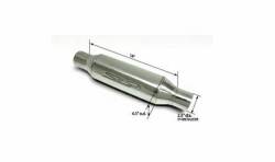 SLP Performance - SLP Performance 2.5" Inlet/Outlet LoudMouth Resonator Each 310013919 - Image 2