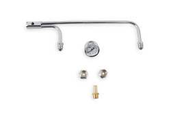 Mr Gasket - Mr Gasket 1559 Chrome Plated Fuel Lines w/Fuel Pressure Gauge - Image 2