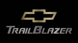 Eurosport Daytona - Eurosport Daytona 3322-1GB Carbon Steel License Plate Trailblazer Bowtie Logo - Image 1