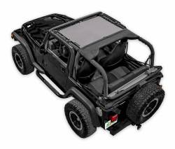 SpiderWebShade Mesh Bikini Top Grey for Jeep TJ SWS-SHDKNI-01-TJ-GRY