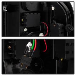 Spyder Auto - Spyder Auto 5001771 Black/Clear LED Taillights for 07-13 Silverado 1500/2500HD - Image 3