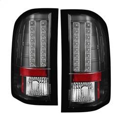 Spyder Auto - Spyder Auto 5001771 Black/Clear LED Taillights for 07-13 Silverado 1500/2500HD - Image 1