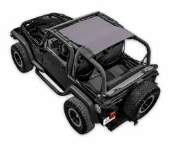 SpiderWebShade Mesh Bikini Top Grey for Jeep TJ SWS-SHDTOP-01-KRWL-GRY