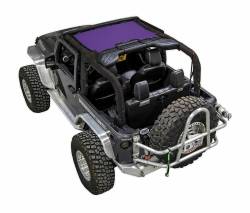 SpiderWebShade Mesh Bikini Top-Purple for Jeep JK 2DR JKINI-2D-PURPLE