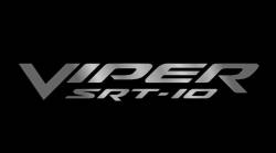 Eurosport Daytona - Eurosport Daytona 3458-1 Carbon Steel License Plate Viper SRT-10 Logo for Dodge - Image 1