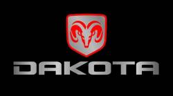 Eurosport Daytona - Eurosport Daytona 3405-1 Carbon Steel License Plate Dakota RAM Logo for Dodge - Image 1