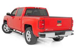Rough Country Suspension Systems - Rough Country 4.5" Oval Tube Nerf Steps Black 07-18 Silverado/Sierra Crew 21001 - Image 3