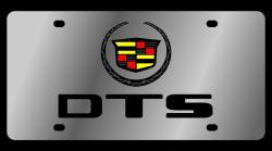 Eurosport Daytona - Eurosport Daytona 1221-1 Stainless License Plate Cadillac DTS Logo - Image 1